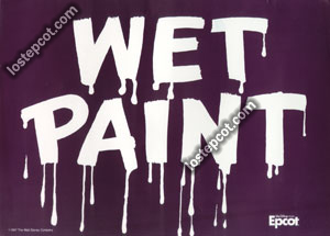 wet paint